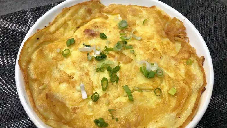 278. Scrambled Eggs with Ham 火腿炒蛋